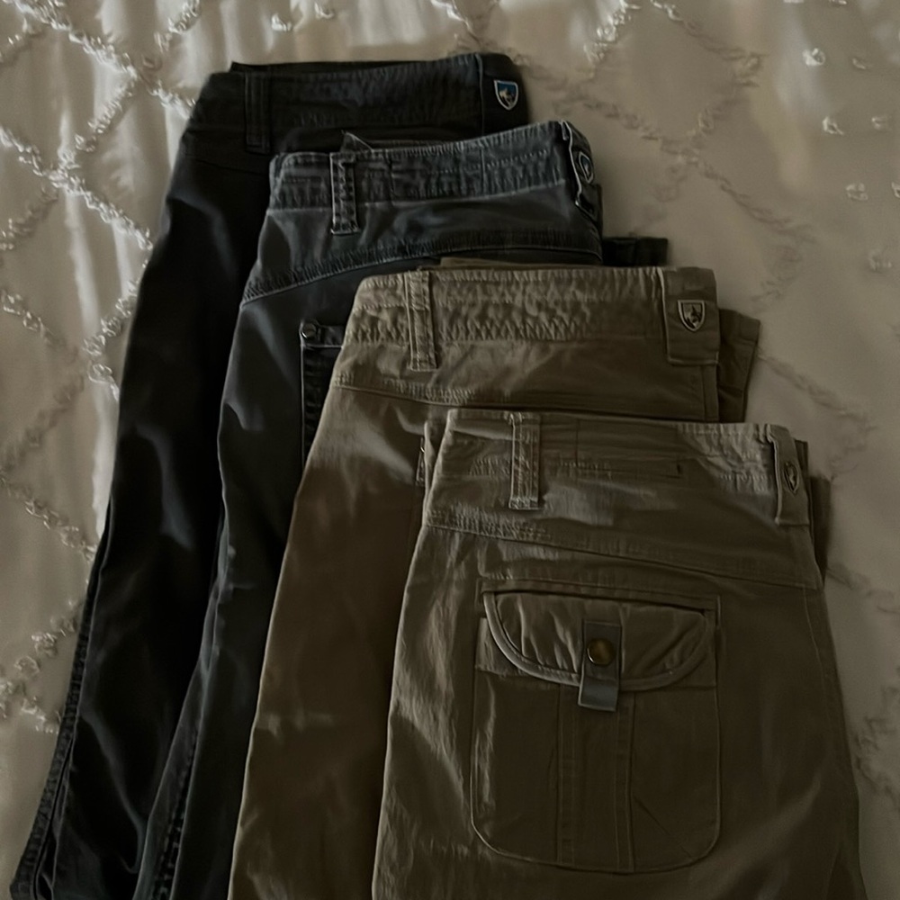 Lot Kuhl climbing pants size 10